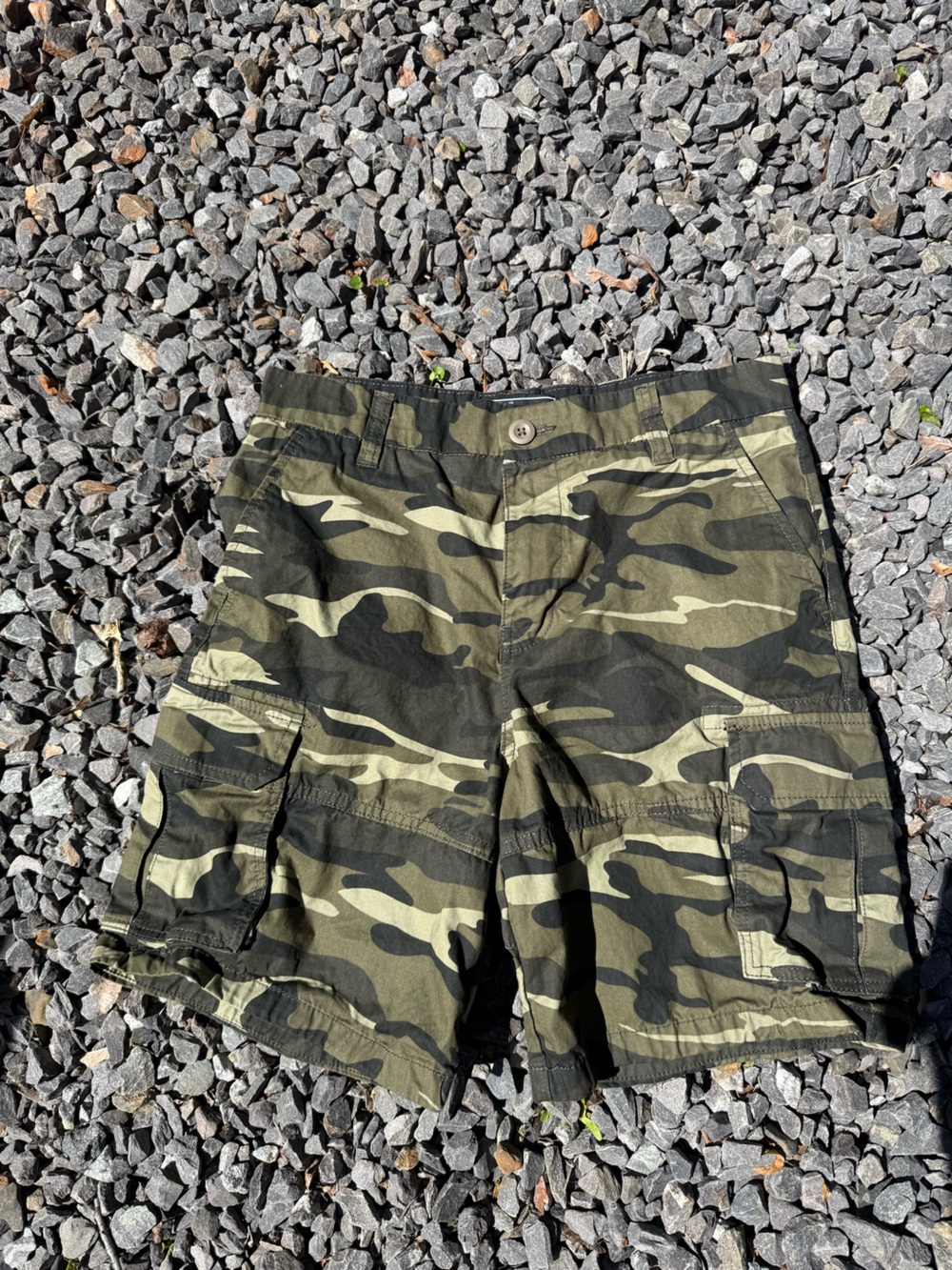 Lee Original Camo Shorts in Olive and Black